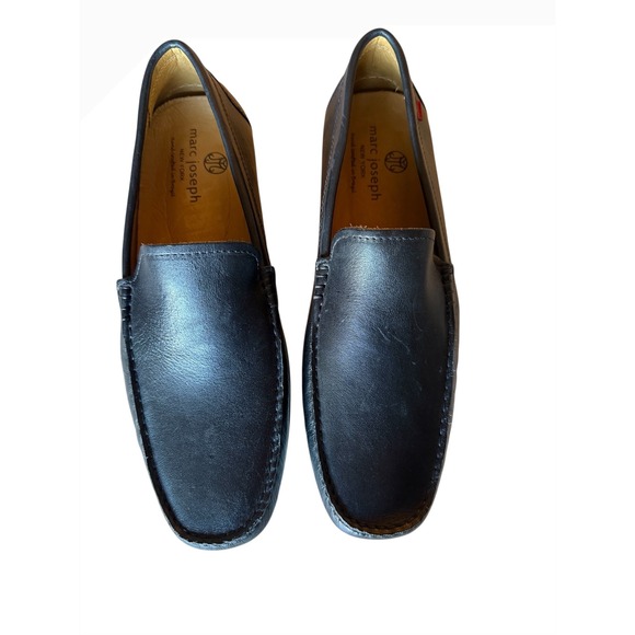NEW Marc Joseph‎ NY Watson Ave Shoes  Size 10.5 Black Leather Driving Loafers main image 9
